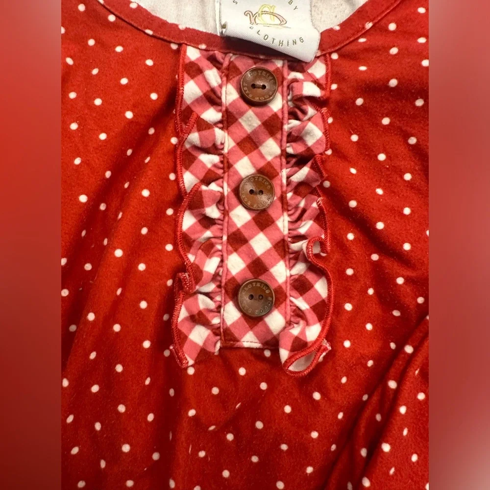 24M Swoon Baby Red Polka Dot Pajama Set